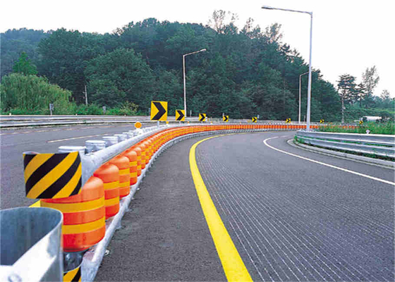 Highway Guardrail EVA Safety Roller Barrier Customized Color