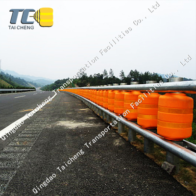 Roadway Safety Rolling Guardrail Barrier with EVA Q345 Material
