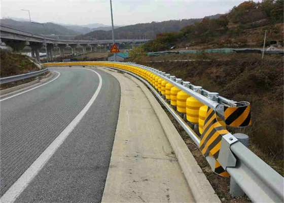 Highway Safety Driving EVA Roller Barrels Anti Corrosion Security Barrier For Sale