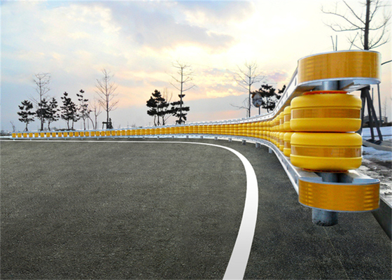ISO Standard Roadway Traffic EVA Safety Rolling Barrier For High Guardrail