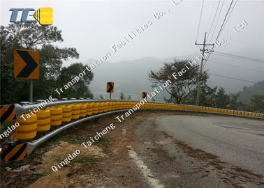 Low Friction Rolling Barrier System Roller Guard Rail High Tempreture Resistance