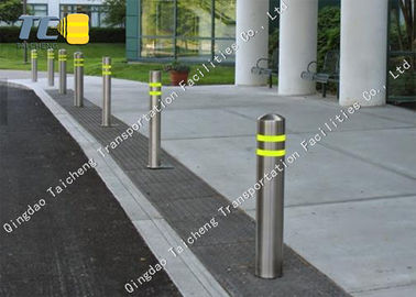 High VIS Fixed Post 304 Stainless Steel Anti Rust For Vehicle Access Control
