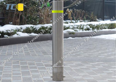 Outdoor Removable Security Bollard Fold Down Parking Bollards Eco Friendly