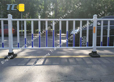 Metal City Roadside Fence Highway Steel Guardrail Passage Intersection
