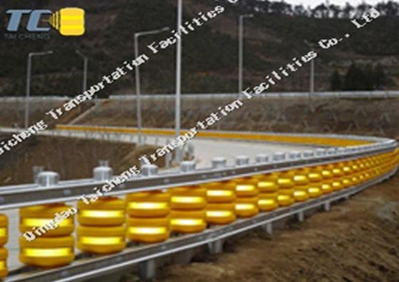 Galvanized Steel Barrier with Rolling Guardrail with 1.2m Height 76mm Post 2.5m Length