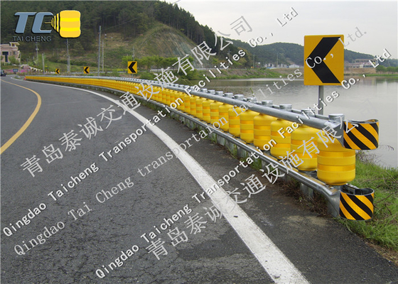 Pu Foam Highway Rolling Guardrail Barrier Hot Dip Galvanized
