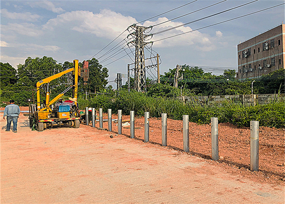 Good price Traffic Thrie Metal Beam Crash Barrier Stainless Steel Weather Resistance online