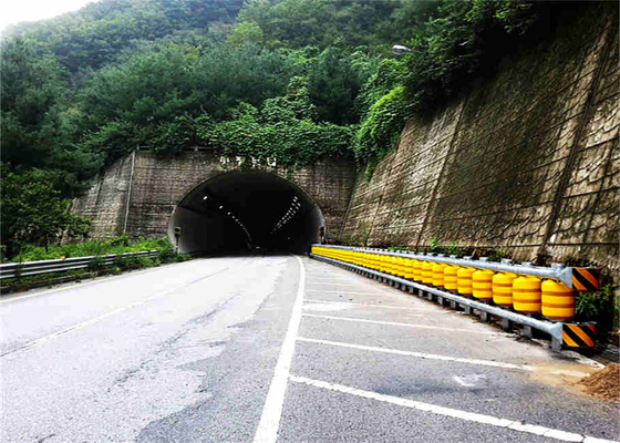 Buy Customized EVA Highway Safety Roller Barrier Galvanized Surface online manufacture