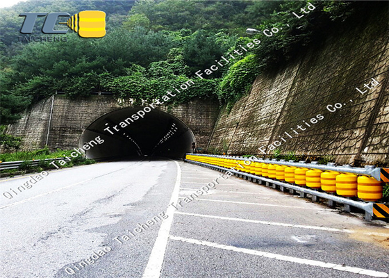 Buy Roadway Safety Roller Metal Beam Crash Barrier Guardrail Barrier online manufacture