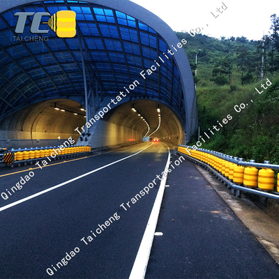 Buy Highway Traffic Speed Safety Rolling Crash Barrier For Guardrails online manufacture