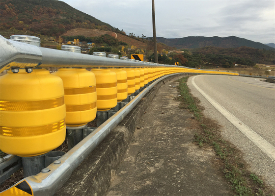 Buy Highway Guardrail Traffic Safety EVA Roller Safe Rolling Type Crash Barrier online manufacture
