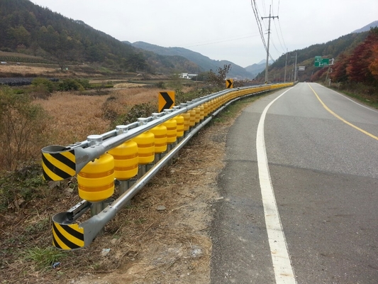 Buy Corrosion Resistance High Highway Roller Barrier for Mountain Roads Roller Size Diameter 245/350 Mm online manufacture