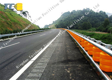 Buy Hot Dip Galvanizing Rolling Guardrail Barrier Anti Collision Roller Barrel online manufacture