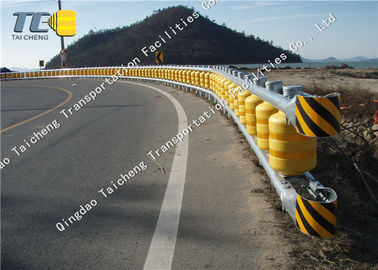 Buy Protect Accident Car Roller Crash Barrier Hot Dip Galvanized Stainless Steel Beam online manufacture