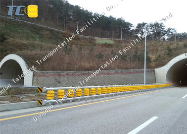 Buy Anti Crash Roller Crash Barrier Q235 Q265 Steel Frame , Roller Safety Barrier online manufacture