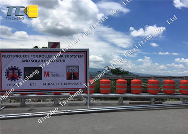 Buy Hot Dip Galvanizing Roller Crash Barrier Transportation Facilities Guardrail online manufacture