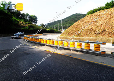 Buy AASHTO M180 Yellow Roadside Crash Barriers Anti Crash Easily Assembled online manufacture