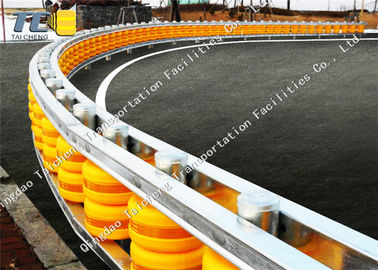 Buy Foam / EVA Vehicle Safety Barrier Roller Crash Barrier Fencing Highway Protect online manufacture