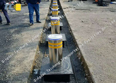 Good price High Visible Electric Rising Bollards Hot Dipped Galvanized Surface Treatment online