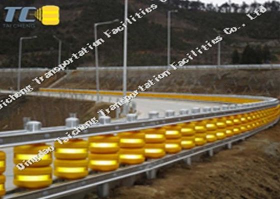 Buy Galvanized Steel Barrier with Rolling Guardrail with 1.2m Height 76mm Post 2.5m Length online manufacture
