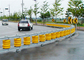 Single Double Small Highway Roller Barriers Yellow