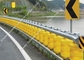 EVA Material Traffic Roller Crash Barrier Yellow Orange color
