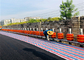 Road Traffic Safety EVA Roller Barrier With Hot Dip Galvanized Components