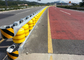Hot Galvanized Steel Highway Roller Barrier Traffic Guardrail
