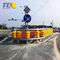 Korea ETI KSI Type Bend Safety Roller Barriers , Metal Beam Crash Barrier
