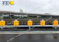 Yellow Color Safety Rolling Barrier For Road EVA Transportation Facilities