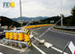 Construction Safety Barriers With Polyurethane Roller , Bridge Guardrail