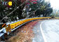 Curved Ramp Highway Roller Barrier Anti Rust Q235 Hot Dip Galvanizing Material