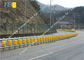 ISO 9001 Pu Foam Foller Of Yellow Road Crash Barrier 350*500MM