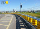 Durable Yellow EVA Rolling Road Barrier Corrosion Resistance For Road Upgrade