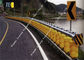 Yellow Road Roller Barrier Anti Corrosion 50 Meters Protective Guardrail