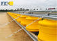 Orange Polyurethane Roller Safety Barrier Anti Collision