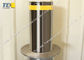 Outdoor Pneumatic Bollards Polished Stainless Steel Road Safety Equipment