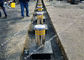 High Visible Electric Rising Bollards Hot Dipped Galvanized Surface Treatment