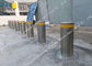Traffic Road Electric Retractable Bollards Pneumatic Type Anti Corrosion