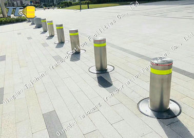 High Strength Pneumatic Bollards Anti Corrosion , Automatic Bollard Systems