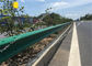 W Beam Metal Road Safety Barrier Roadside Guardrail For Curved Median Strip