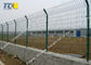 Railway / Subway Barbed Wire Fence Pvc Coated Anti Impact Salt Spray Resistance