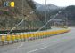 Steel Rolling Guardrail Barrier 76mm Post Diameter 2.5mm Panel 1.2m Height