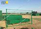 Cold Galvanized Iron Barbed Wire Mesh Chain Link Fence For Railway / Highway