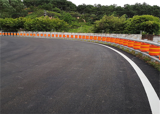 Good price Freely Rotatable Foam Filled Highway Safety Rolling Guardrail Barrier online