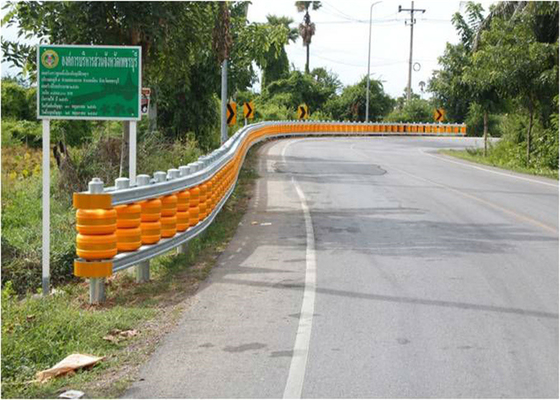 Good price Rolling System Plastic Road Traffic Roller Guardrail Safety Roller Barrier online