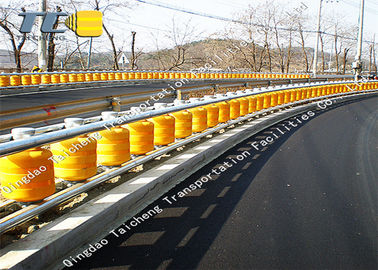 Good price Korea ETI KSI Type Bend Safety Roller Barriers , Metal Beam Crash Barrier online