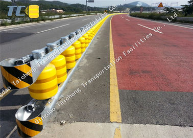 Good price Multifunctional Highway Roller Barrier , Anti Impact Steel Traffic Barriers online