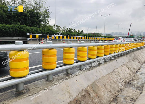 Good price Hot Dipped Galvanized Rolling Guardrail Barrier with Beam 1 2 3 4 5pcs and Roller Material EVA PU Polyurethane Providing Road Safety Solutions online