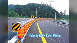 Highway Safety Roller Barrier Anti Crash EVA Material